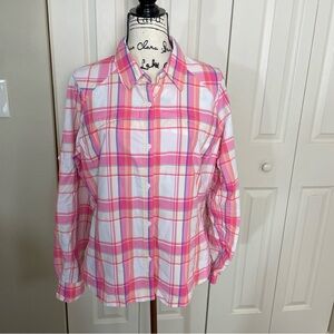 Columbia Silver Ridge Lite Omni Shade Long Sleeve Button Down Women’s XL Shirt